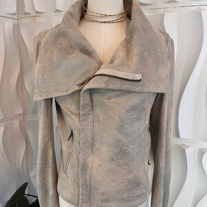 SW3 Bespoke Women's Cream Leather Jacket